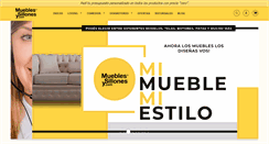 Desktop Screenshot of mueblesysillones.com.ar